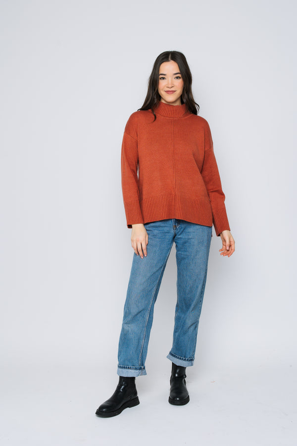 Lita-Mock Neck Pullover